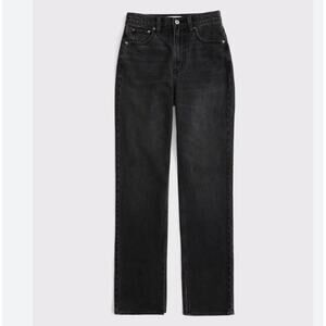 Abercrombie & Fitch Curve Love Ultra High Rise 90s Straight Jean sz 29/8 R